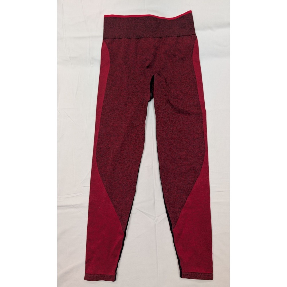 PINK Victoria's Secret Seamless High Rise Leggings Women's Medium Red Heather